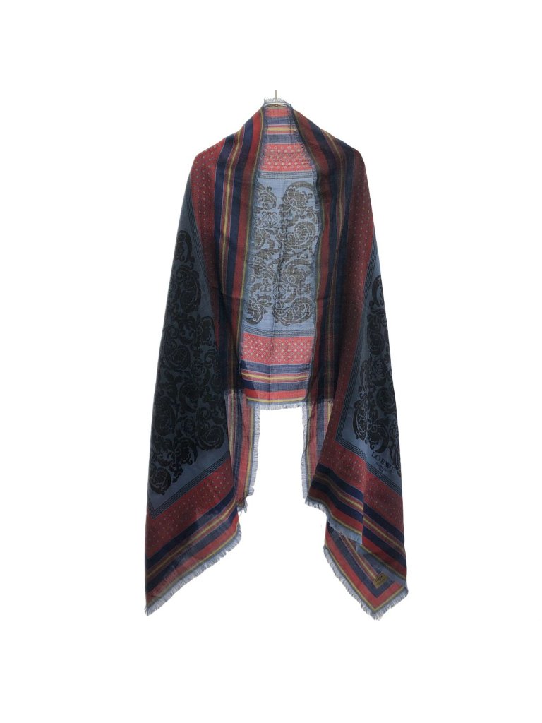 Loewe Cashmere Silk Large Scarf Shawl